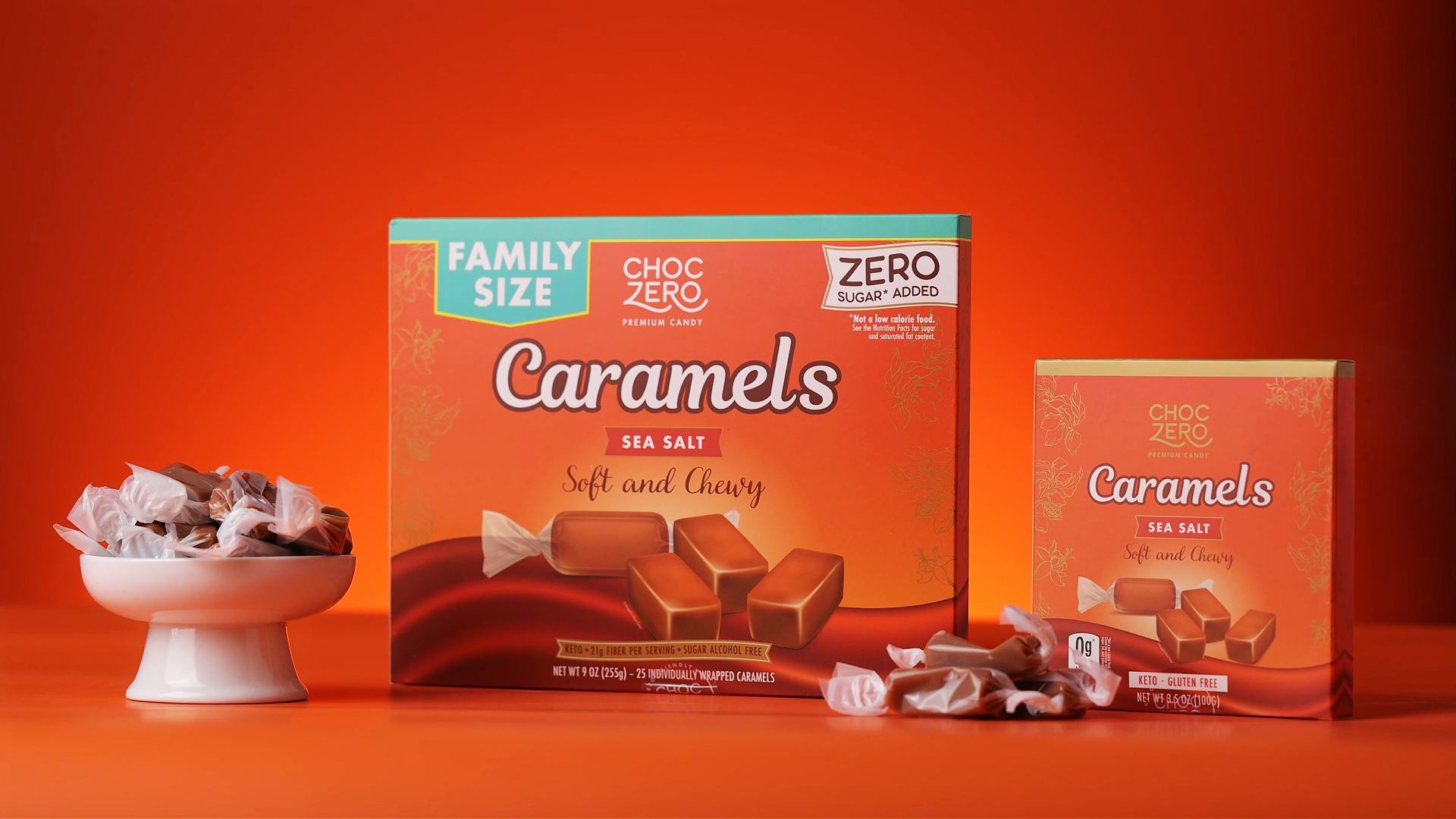 Amazon.com : ChocZero Sea Salt Caramels, Sugar Free Caramel Candy